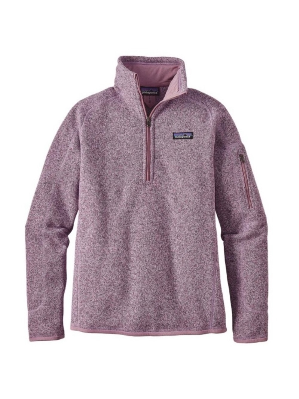 Patagonia Women's Better‎ Sweater 1/4- Zip purple Large